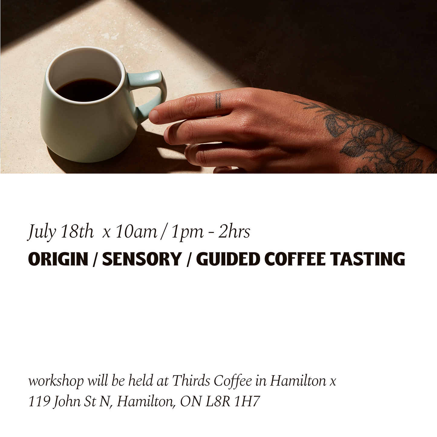 Coffee Tasting & Guided Cupping Workshop